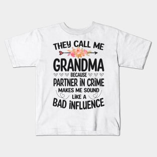 Grandma - they call me Grandma Kids T-Shirt